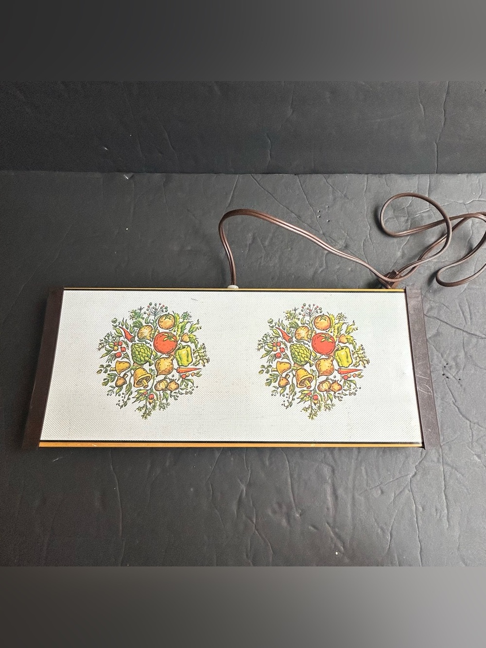 Vintage Jasco Spice Of Life Warming Tray Model 725, 17x7. Tested & Working